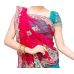 Awesome Multi Colored Stone Worked Net Lehenga Saree